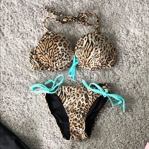 Victoria’s Secret leopard print bathing suit